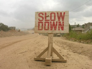 en wat zijn we slow gegaan in ghana
